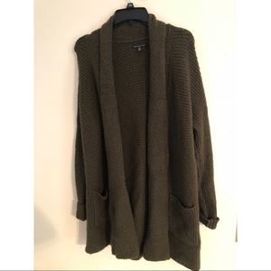 Dark green AE cardigan